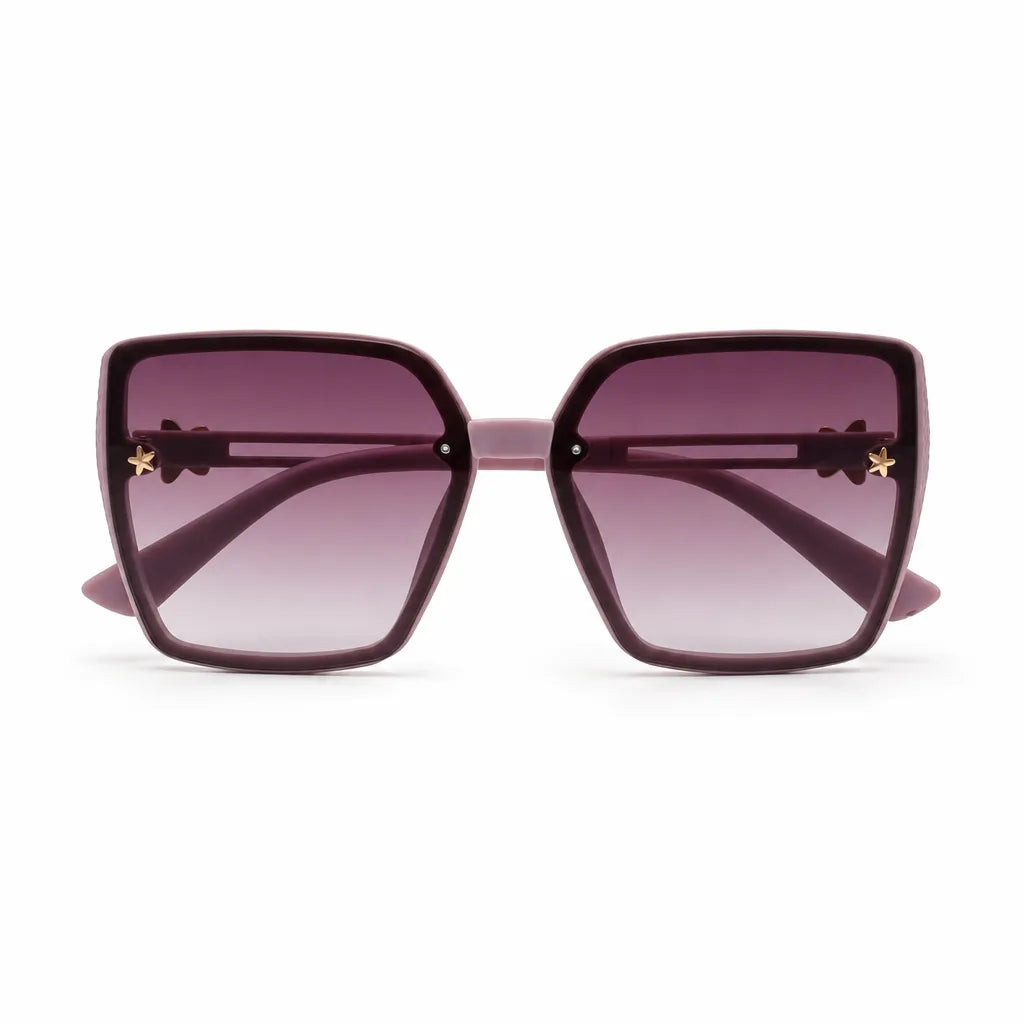 Women's Pink Jasmine Polarized Square Shades