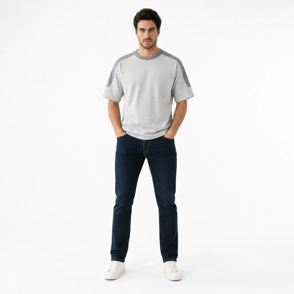 Men's Jefferson Cotton Colorblock T-Shirt