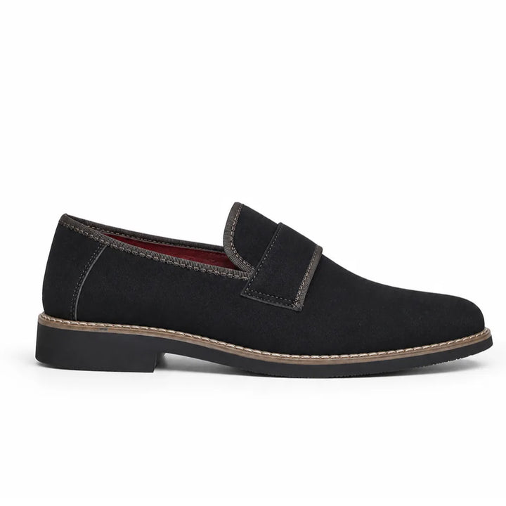 Men's Black Simon Slip On Loafers