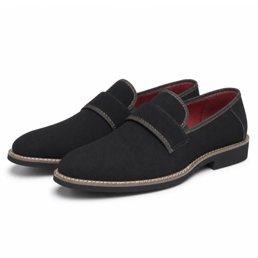 John Baylor Tailored Loafers - Color:Black;Size:39