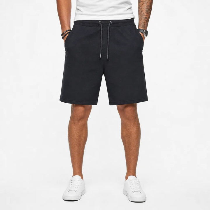 Men's Black Eastman Cotton Knit Shorts