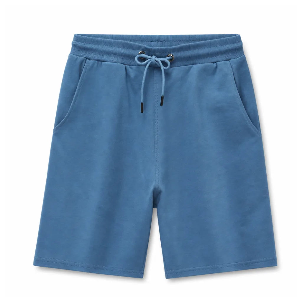 Joseph Cotton Knit Shorts - Color:Blue;Size:S