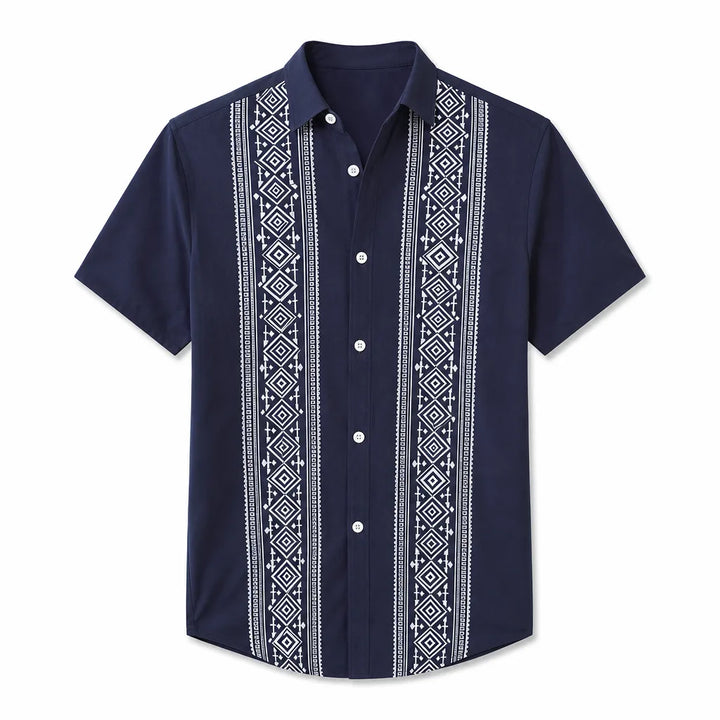 Joseph Short-Sleeve Shirt - Color:Navy;Size:S