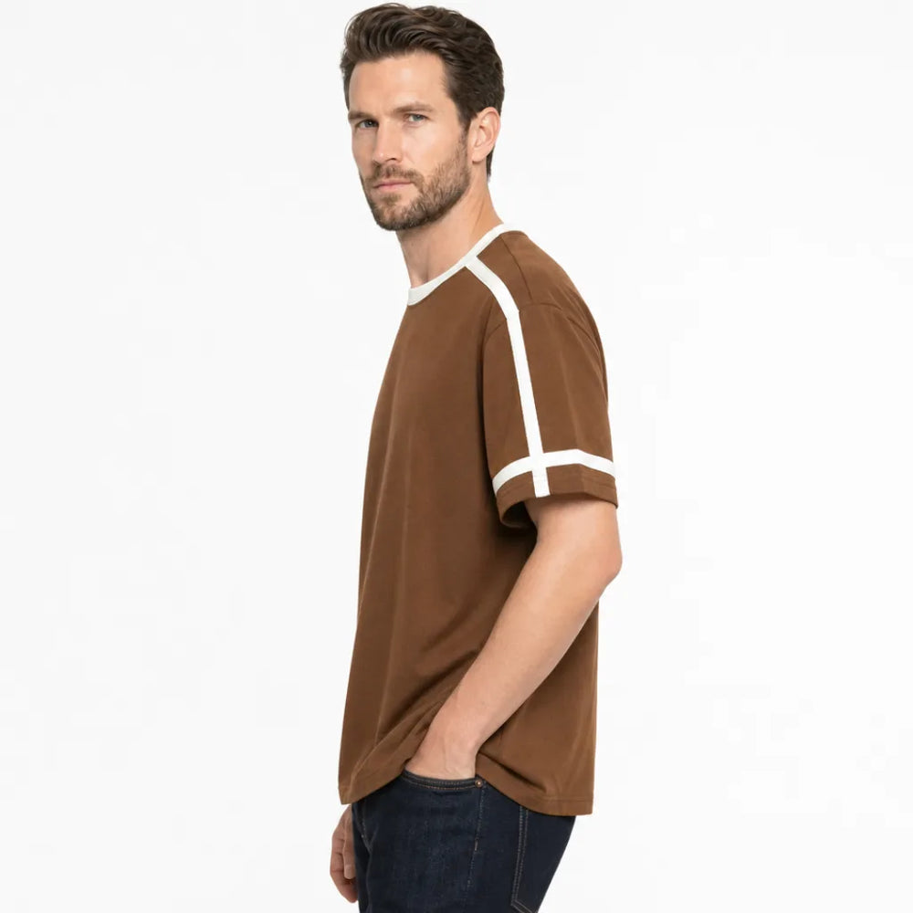 Men's Hatfield Striped Cotton Tee