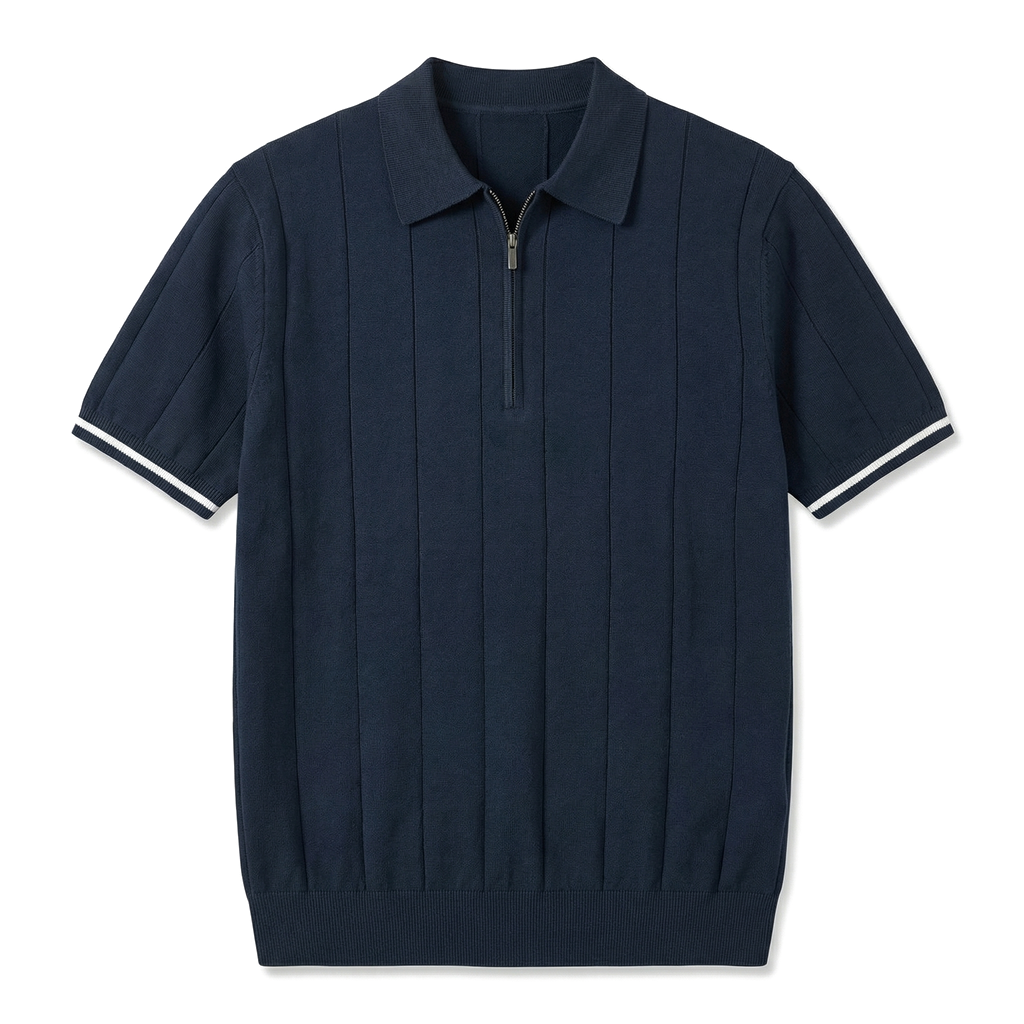 Julian Knit Polo - Color:Navy;Size:S