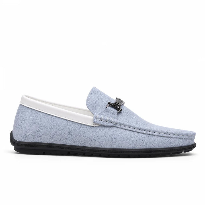 Men's Blue Julian Leather Bit Loafers