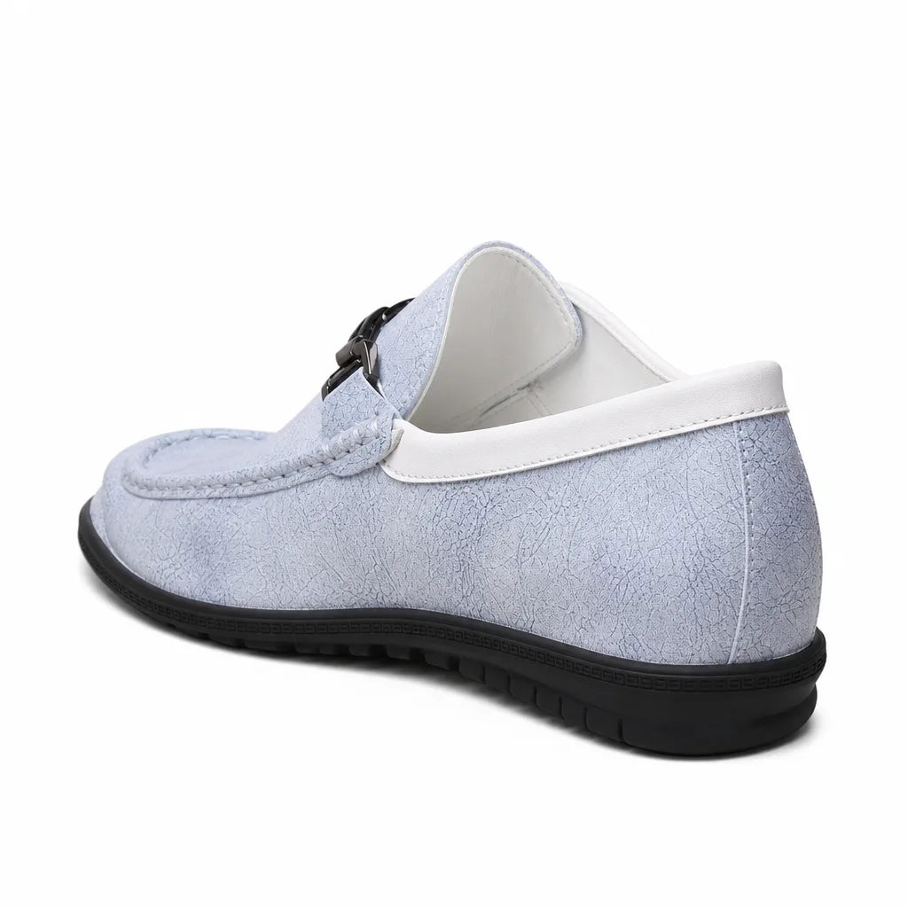 Men's Blue Julian Leather Bit Loafers