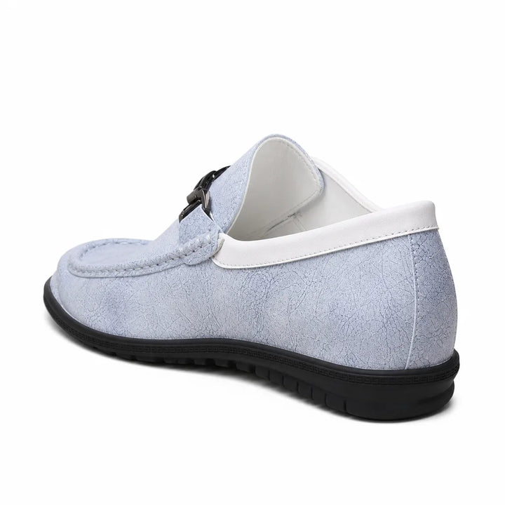 Men's Blue Julian Leather Bit Loafers