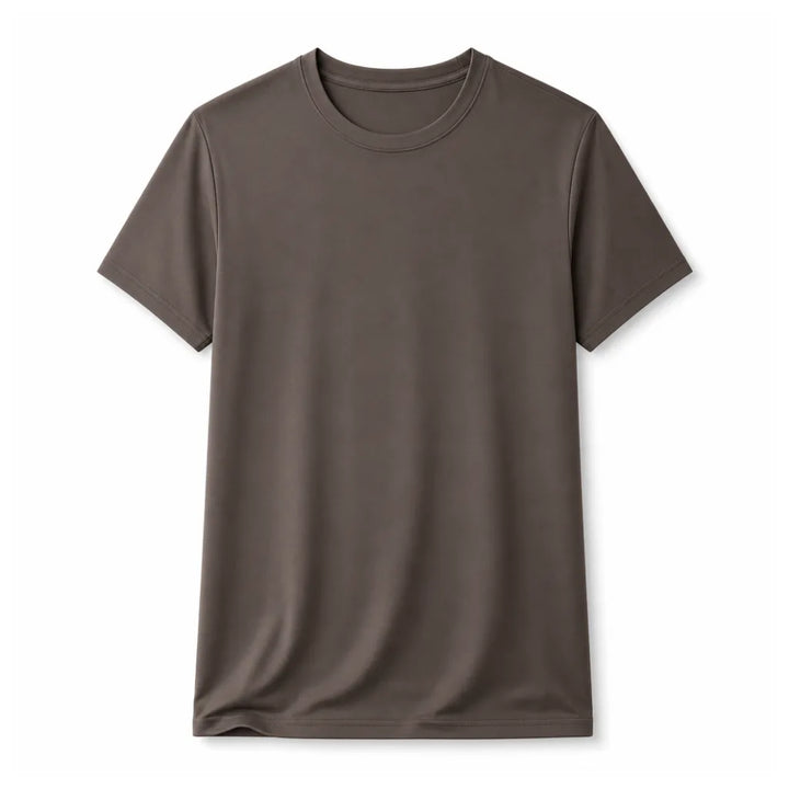 Juno Crew Neck T-Shirt - Color:Brown;Size:S