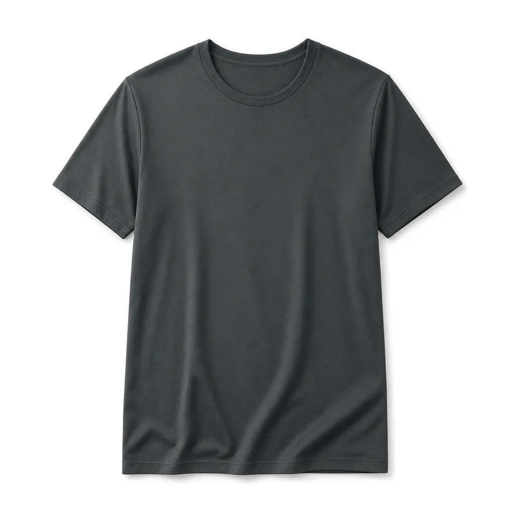 Juno Crew Neck T-Shirt - Color:Green;Size:S