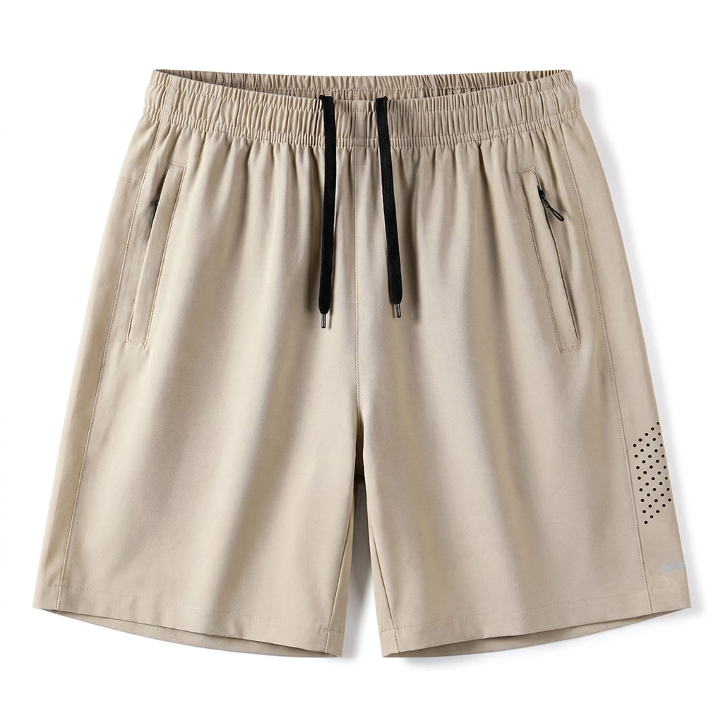 Kellan Quick-Dry Training Shorts - Color:Khaki;Size:M