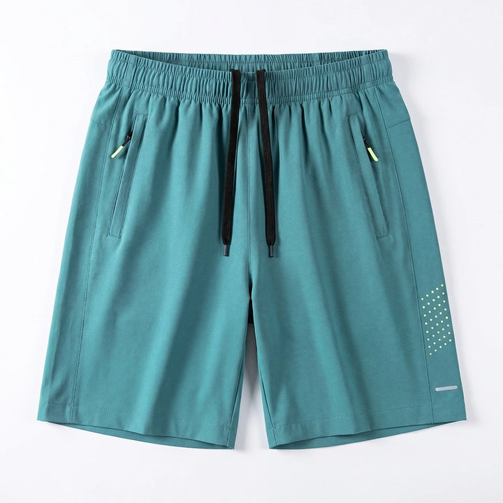 Kellan Quick-Dry Training Shorts - Color:Lake Blue;Size:M
