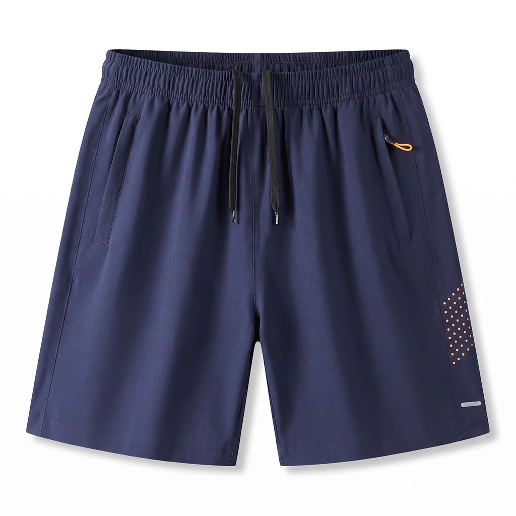 Kellan Quick-Dry Training Shorts - Color:Navy;Size:M