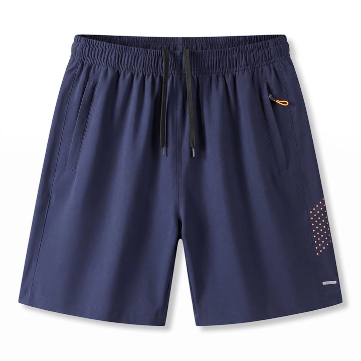 Kellan Quick-Dry Training Shorts - Color:Navy;Size:M