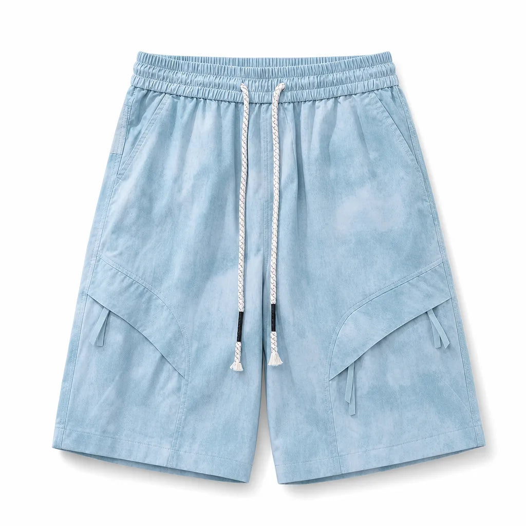 Kennedy Cargo Shorts - Color:Blue;Size:S