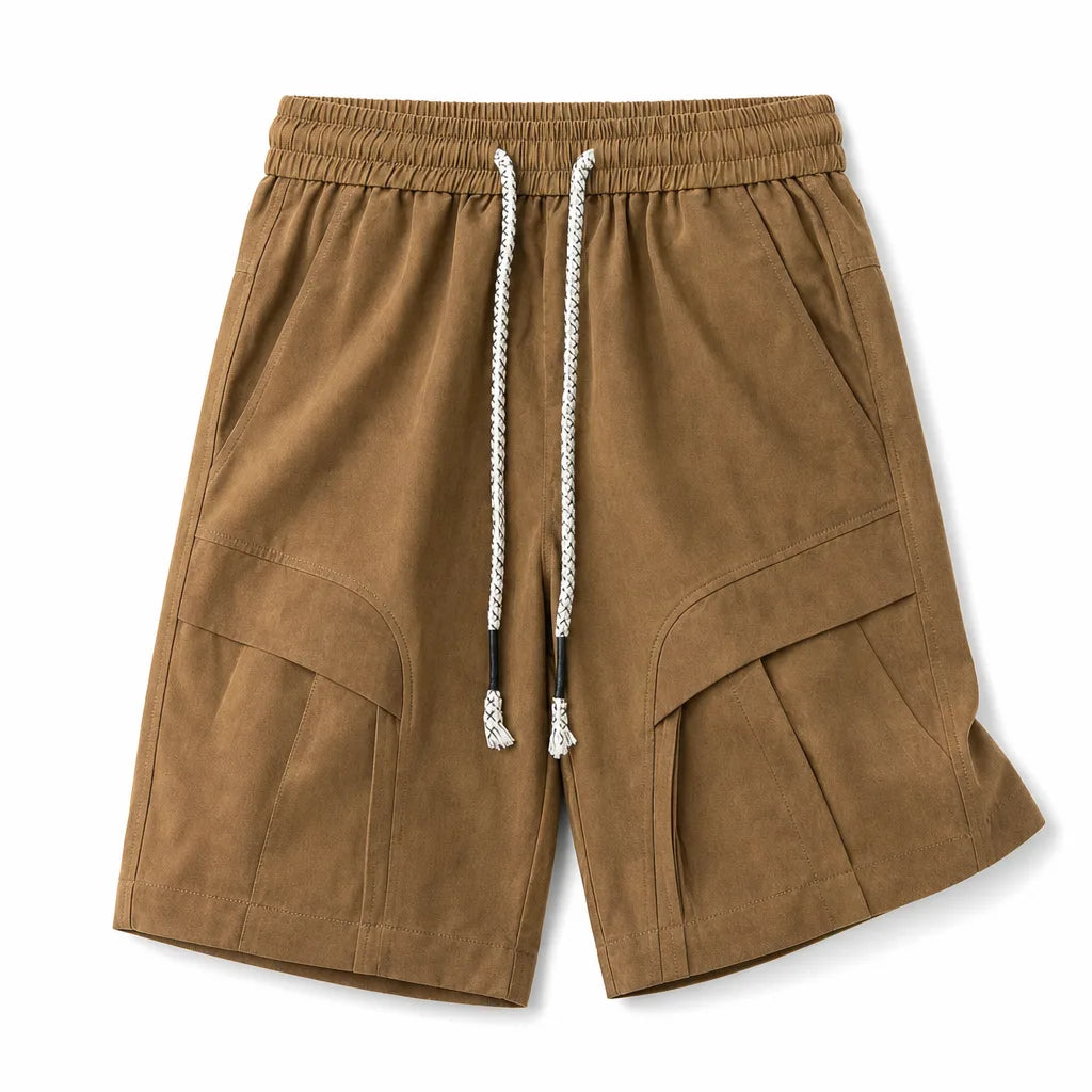 Kennedy Cargo Shorts - Color:Brown;Size:S