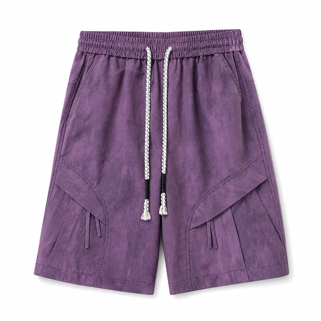 Kennedy Cargo Shorts - Color:Purple;Size:S