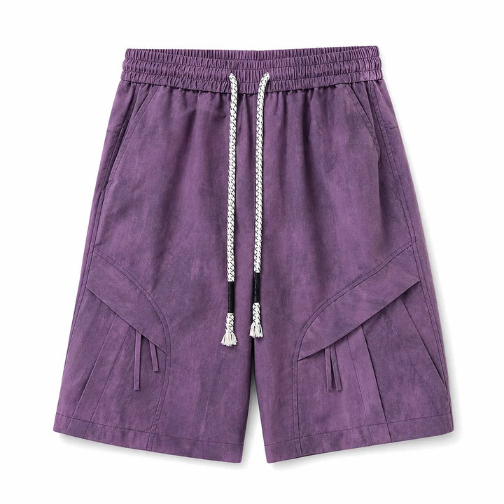 Kennedy Cargo Shorts - Color:Purple;Size:S