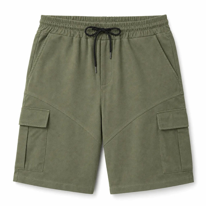 Kevin Cargo Shorts - Color:Army Green;Size:XS