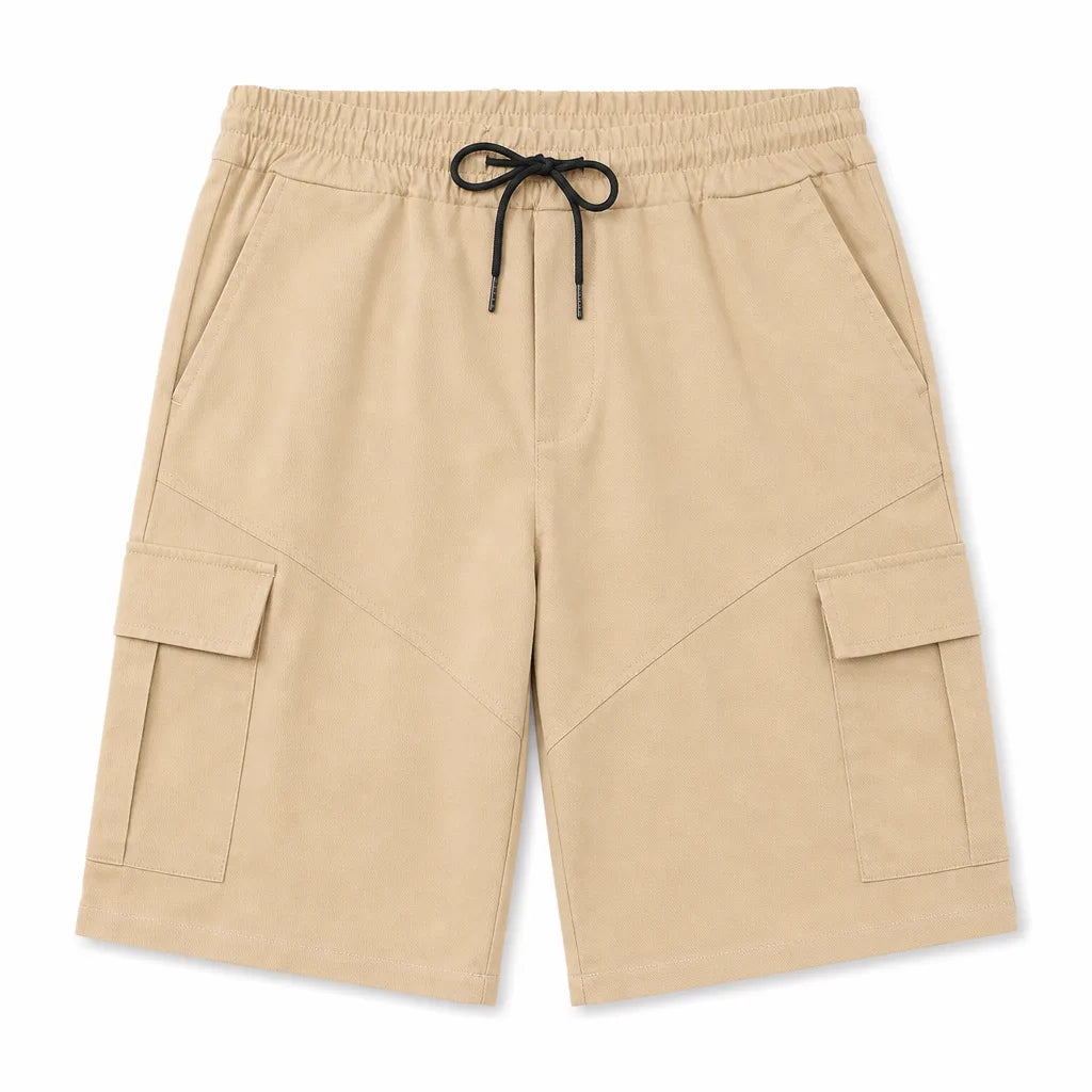 Kevin Cargo Shorts - Color:Khaki;Size:XS