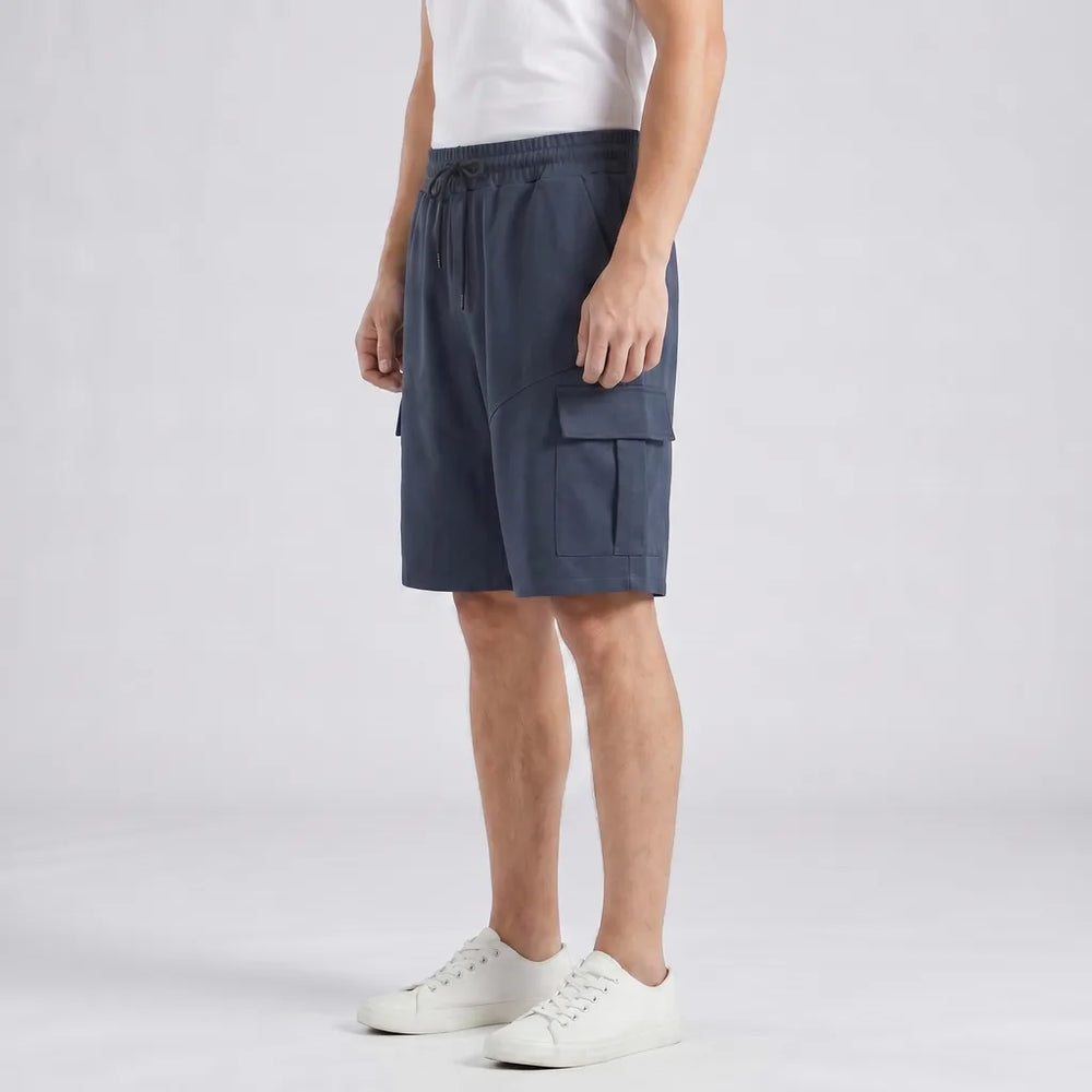 Navy Blue Kevin Cargo Shorts 5