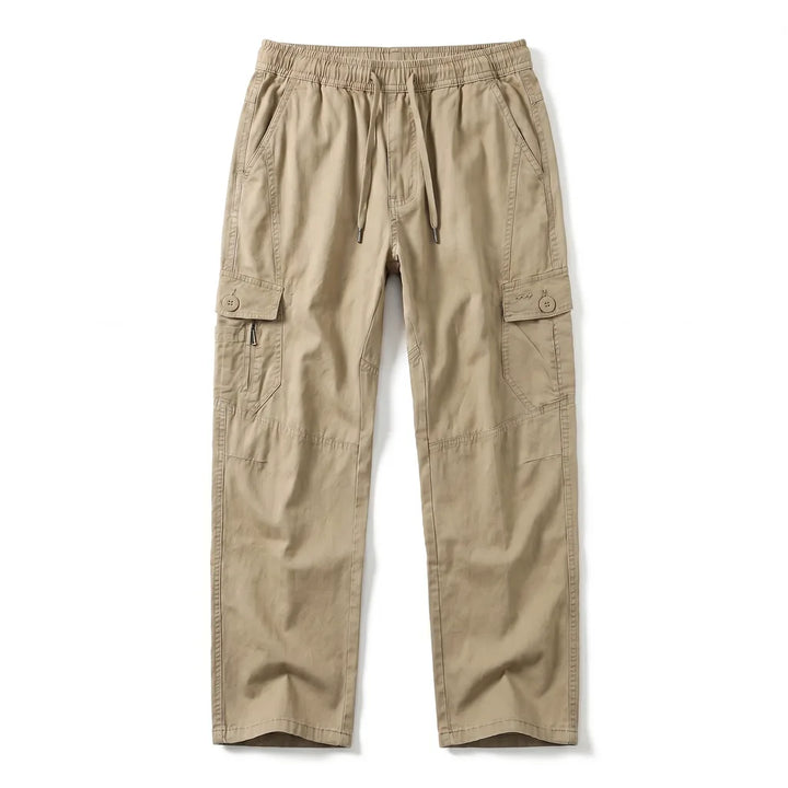 Kevin Cargo Trousers - Color:Khaki;Size:S