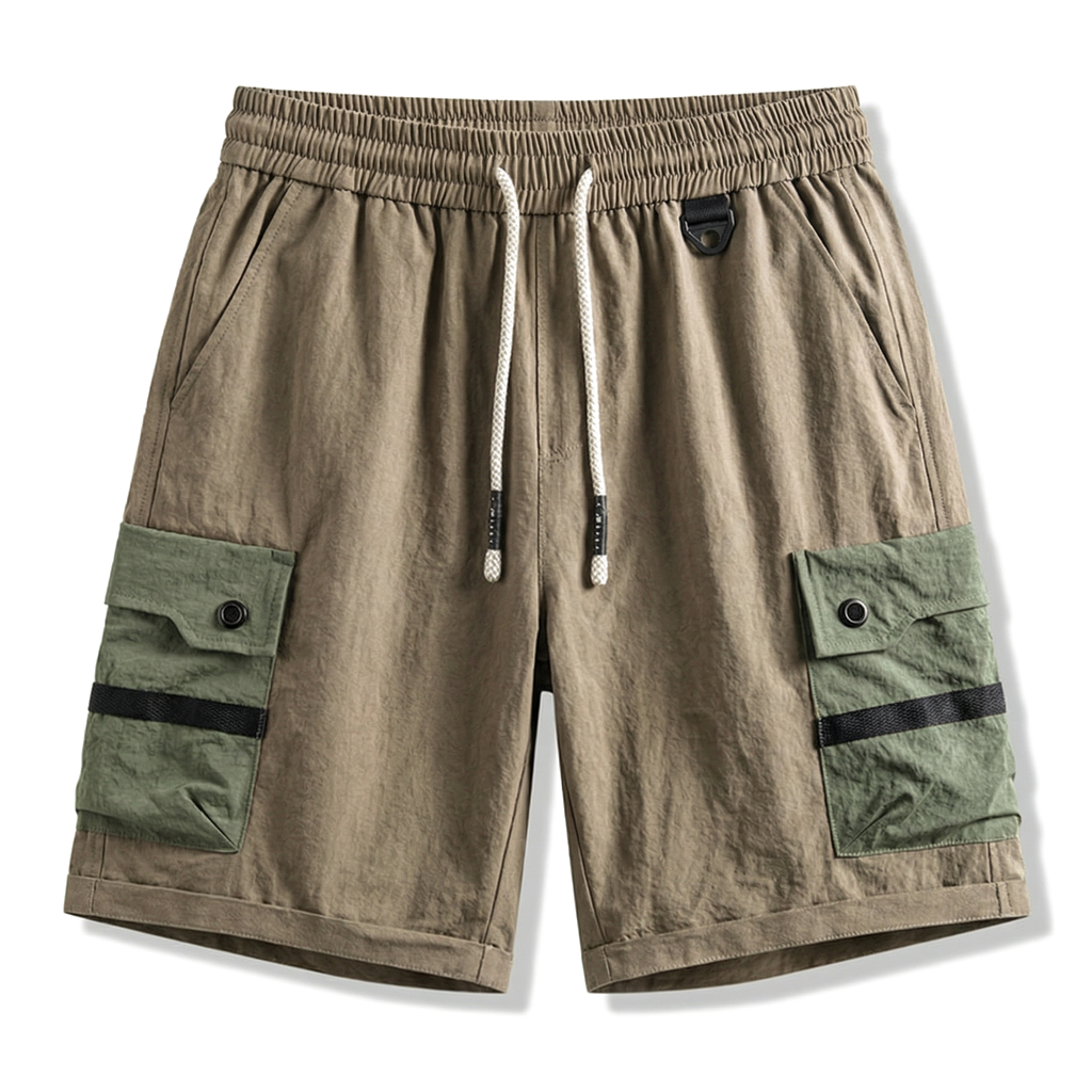 Khaki Soeluos Miller Chino Shorts 1