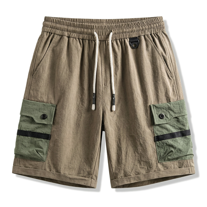 Khaki Soeluos Miller Chino Shorts 1