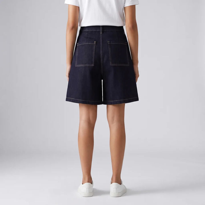 Women's Blue Kirkland High Rise Denim Shorts