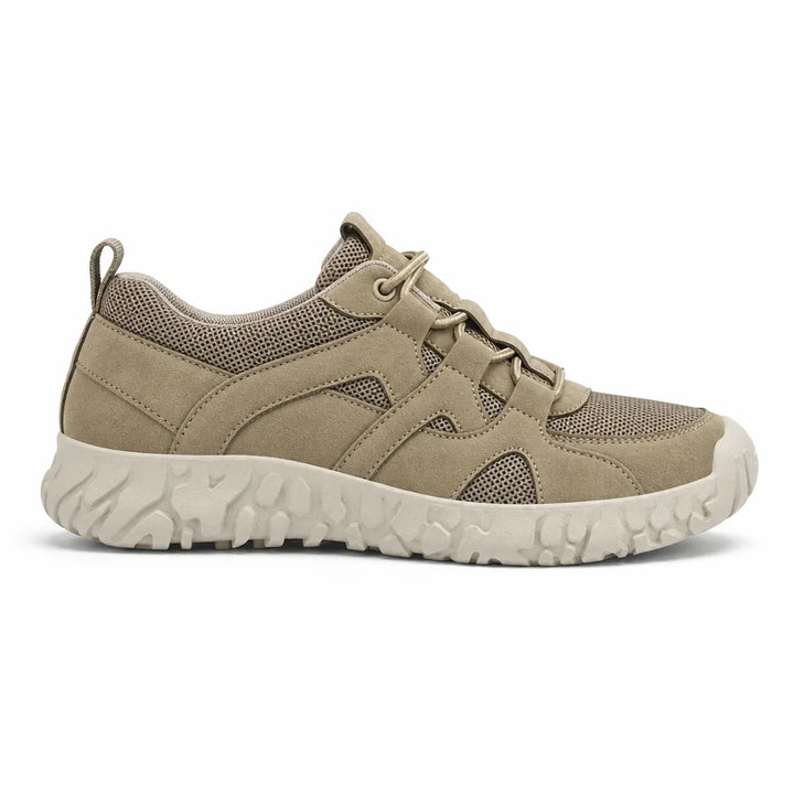 Men's Khaki Elliot Breathable Hiking Sneakers