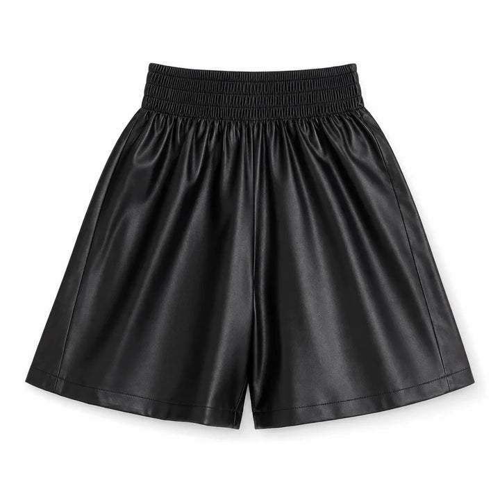 Leviana High Waist Shorts - Color:Black;Size:XS