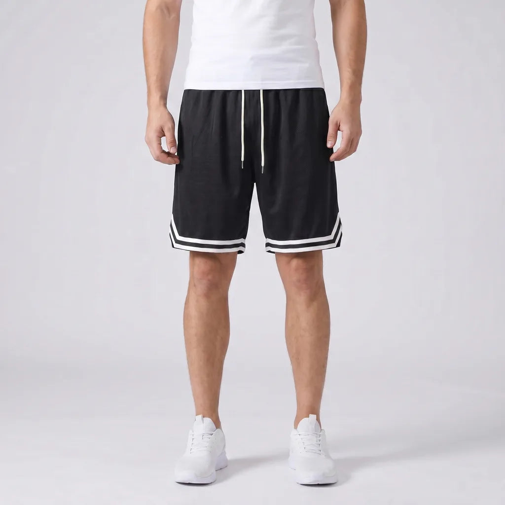 Black Davenport Mesh Basketball Shorts 4