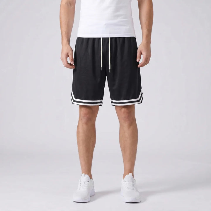 Black Davenport Mesh Basketball Shorts 4