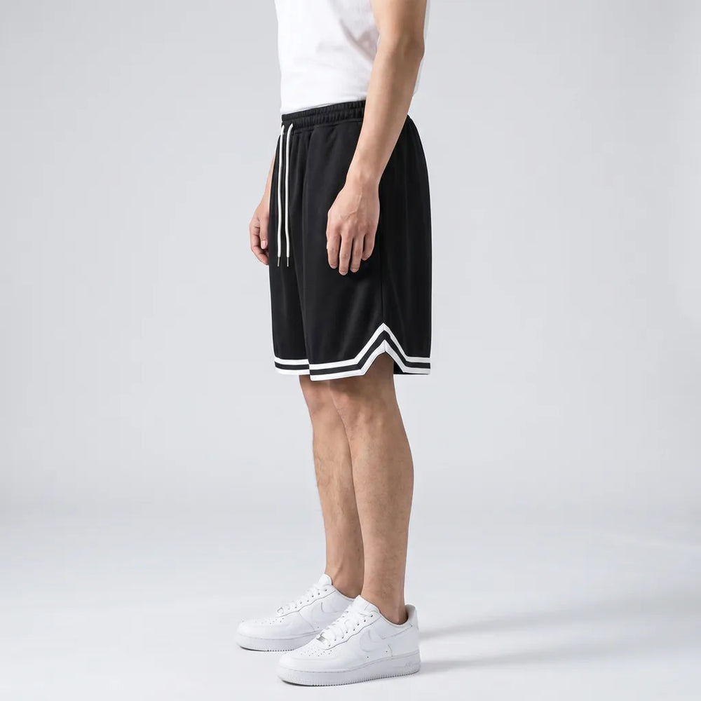 Black Davenport Mesh Basketball Shorts 2