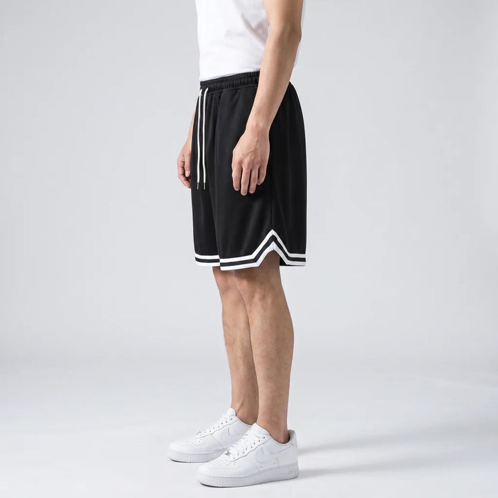 Black Davenport Mesh Basketball Shorts 2