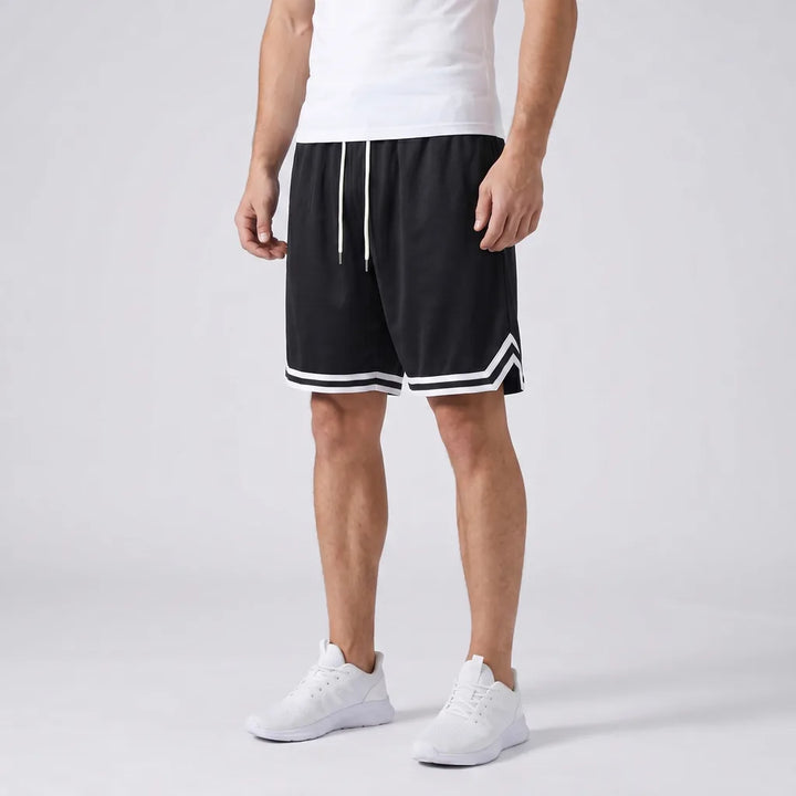 Black Davenport Mesh Basketball Shorts 4
