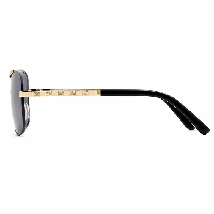 Men's C25 Black Double Gray Stanton Square Frame Shades