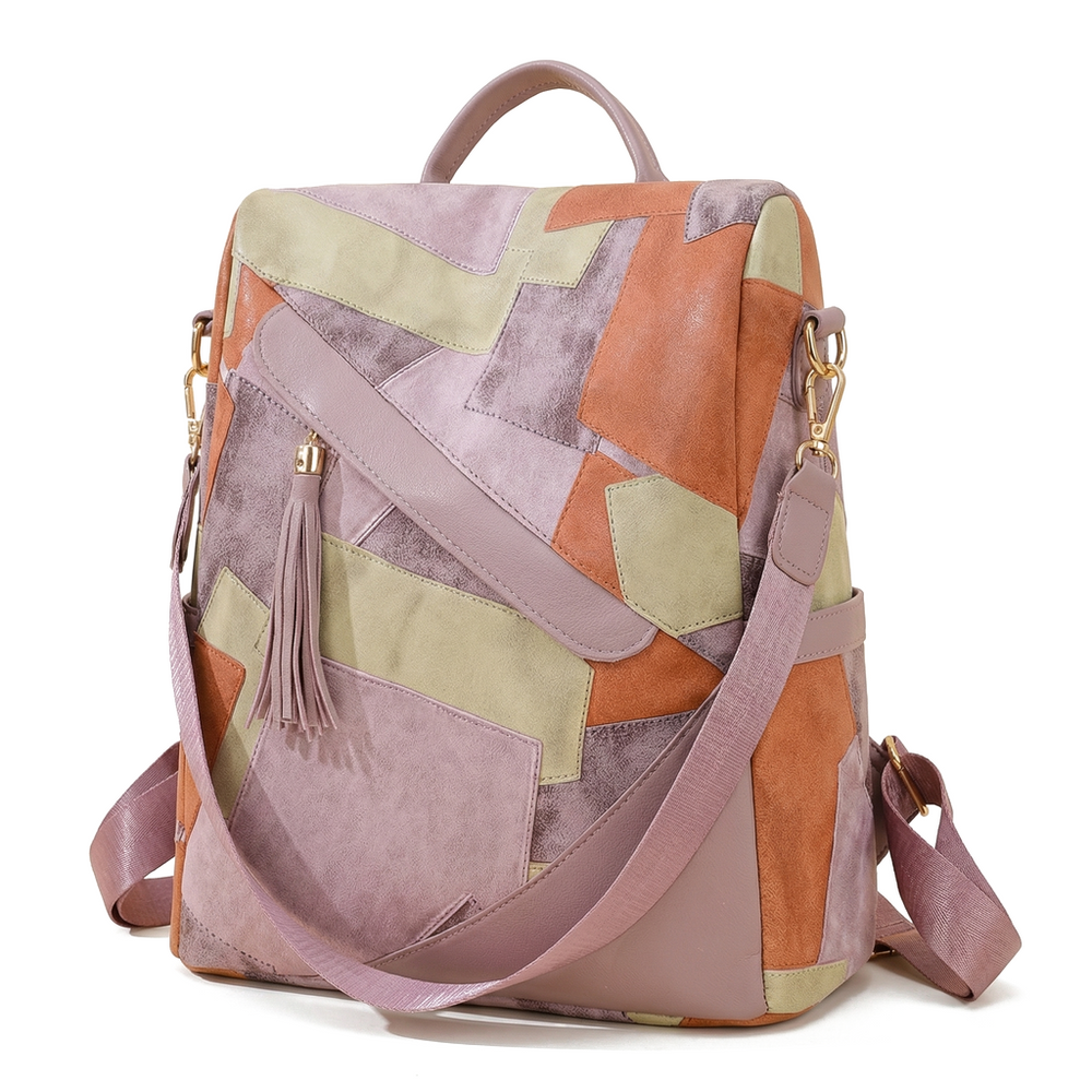 Light Purple Anchi Miller Contrast Backpack 2