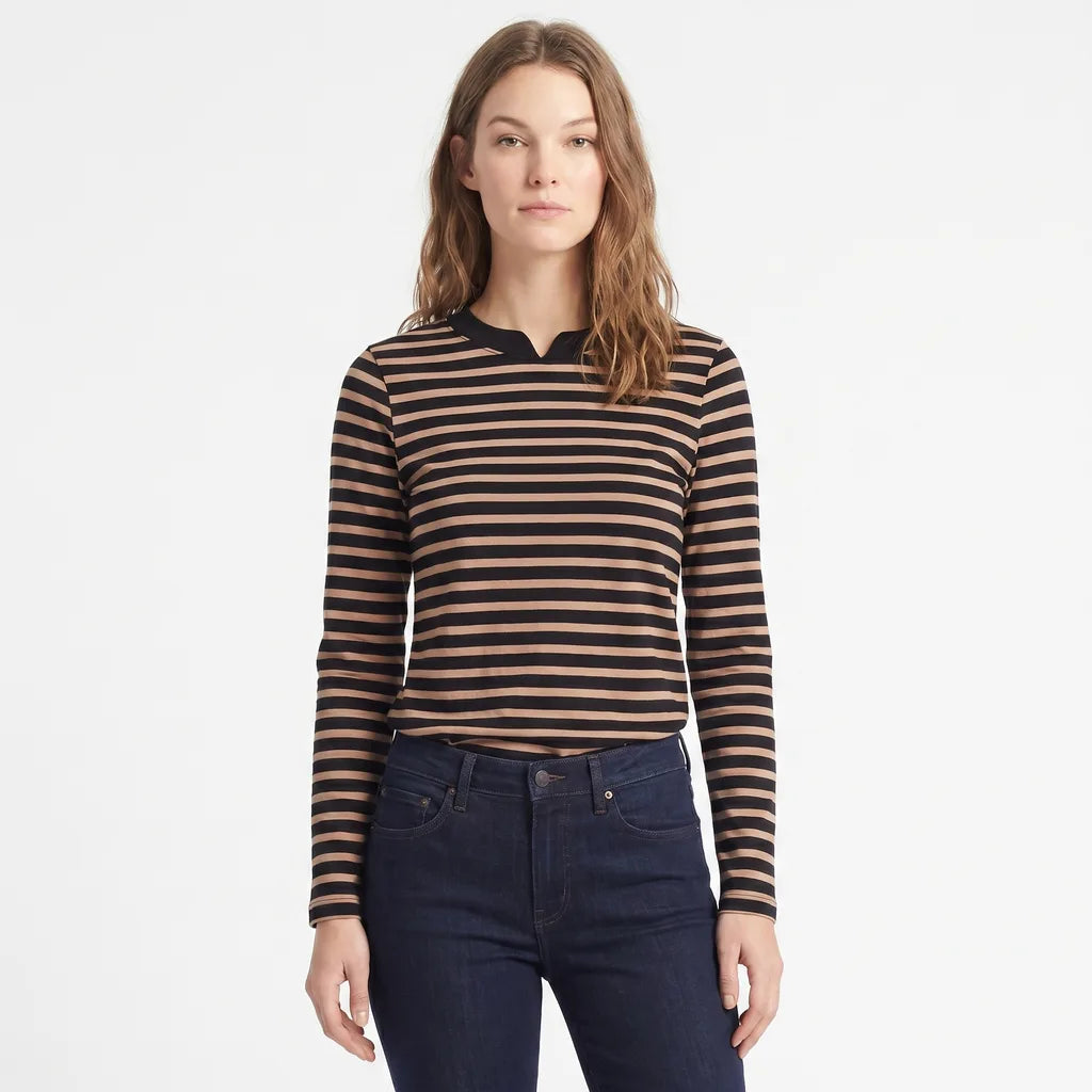 Women's Fairfax Cotton Striped T-Shirt