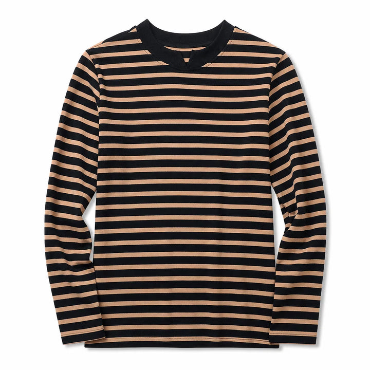 Lily Long Sleeve Shirt - Color:Camel;Size:S