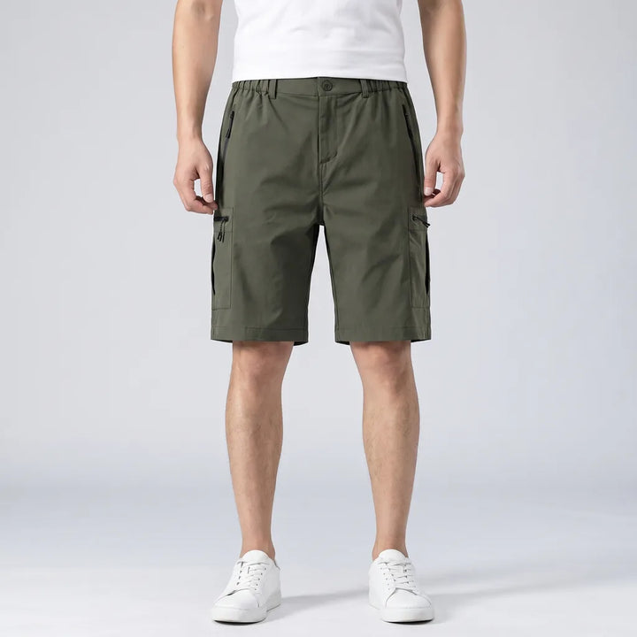 Army Green Kilbourne Quick-Dry Cargo Shorts 2