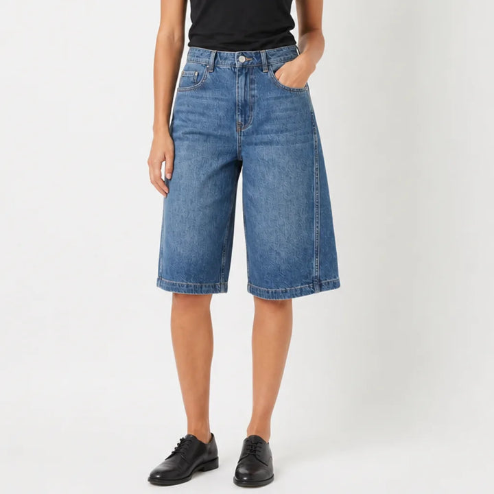 Women's Lyla High-Waist Denim Shorts