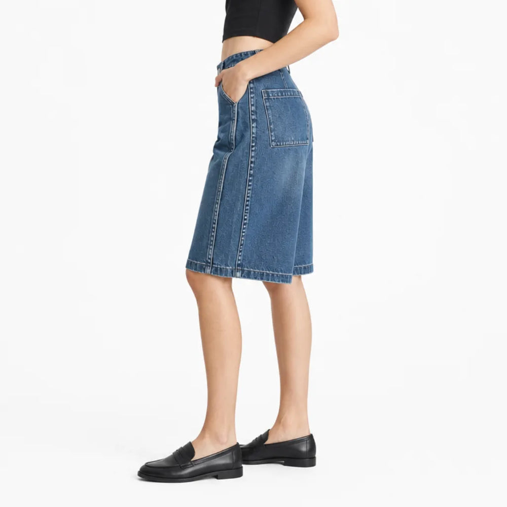 Women's Lyla High-Waist Denim Shorts