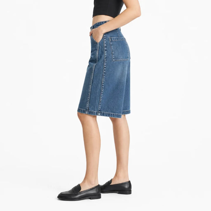 Women's Lyla High-Waist Denim Shorts