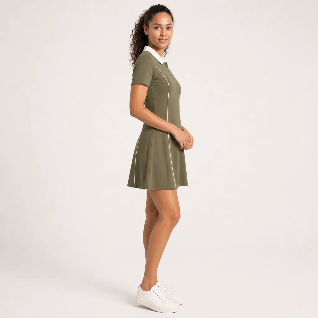 Women's Lyra Polo Midi Dress