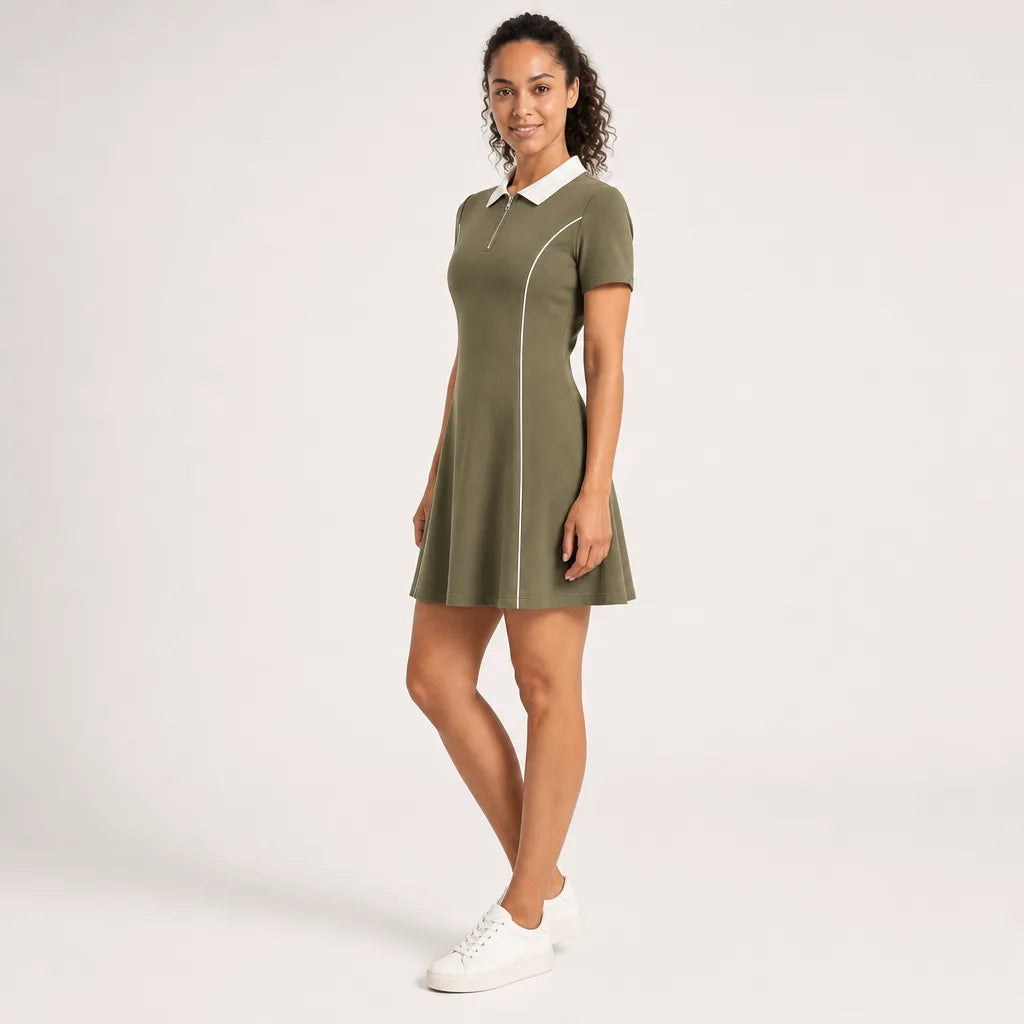 Women's Lyra Polo Midi Dress