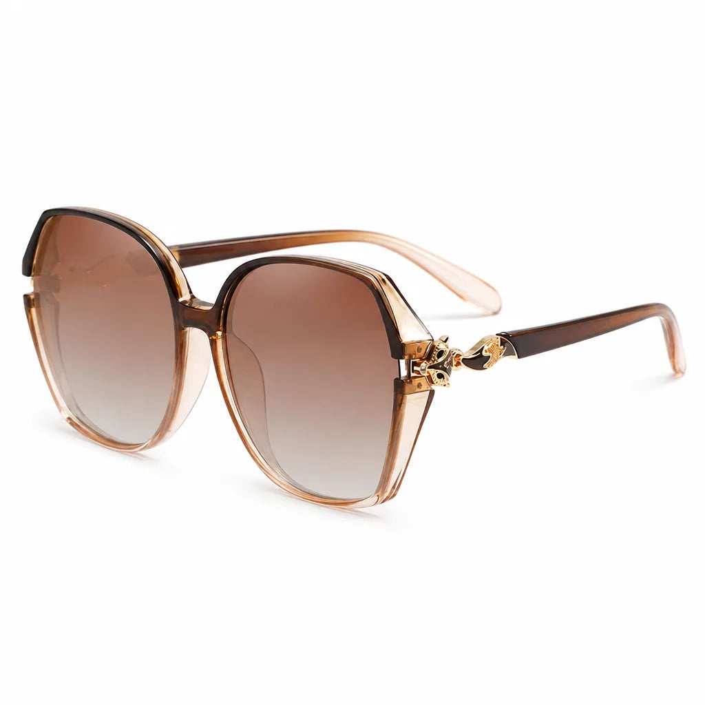 Madeline Oversized Shades - Color:Brown