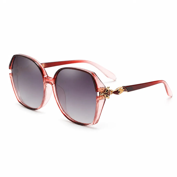 Madeline Oversized Shades - Color:Red