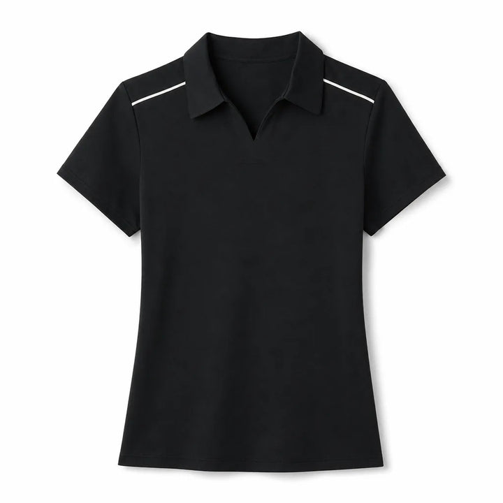 Madeline Polo Shirt - Color:Black;Size:S