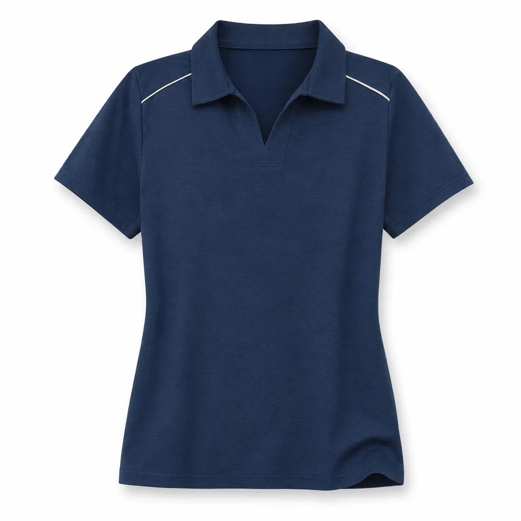 Madeline Polo Shirt - Color:Blue;Size:S